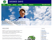 Tablet Screenshot of degreedayswi.com